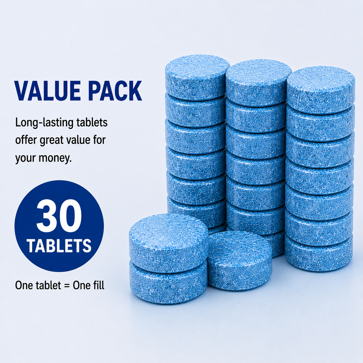 Window Glass Wash Cleaning tablet (30 PCS)