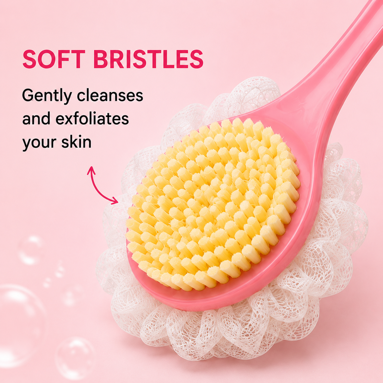 Double Sided Bath Brush Scrubber