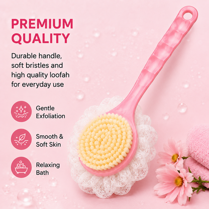Double Sided Bath Brush Scrubber