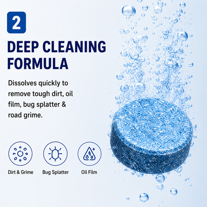 Window Glass Wash Cleaning tablet