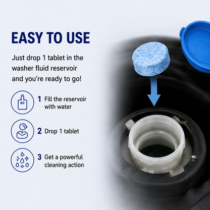 Window Glass Wash Cleaning tablet
