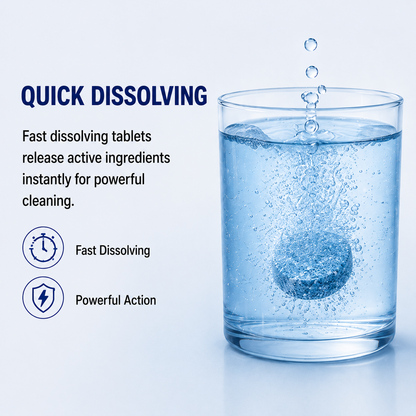 Window Glass Wash Cleaning tablet