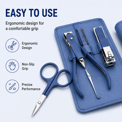 Nail Clipper Set, Pedicure Tools for Men & Women (150 ml, Set of 18)