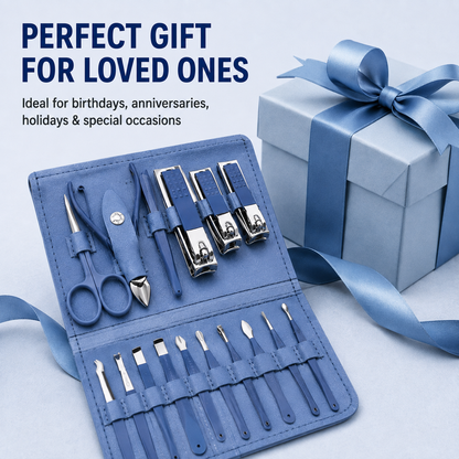 Nail Clipper Set, Pedicure Tools for Men & Women (150 ml, Set of 18)