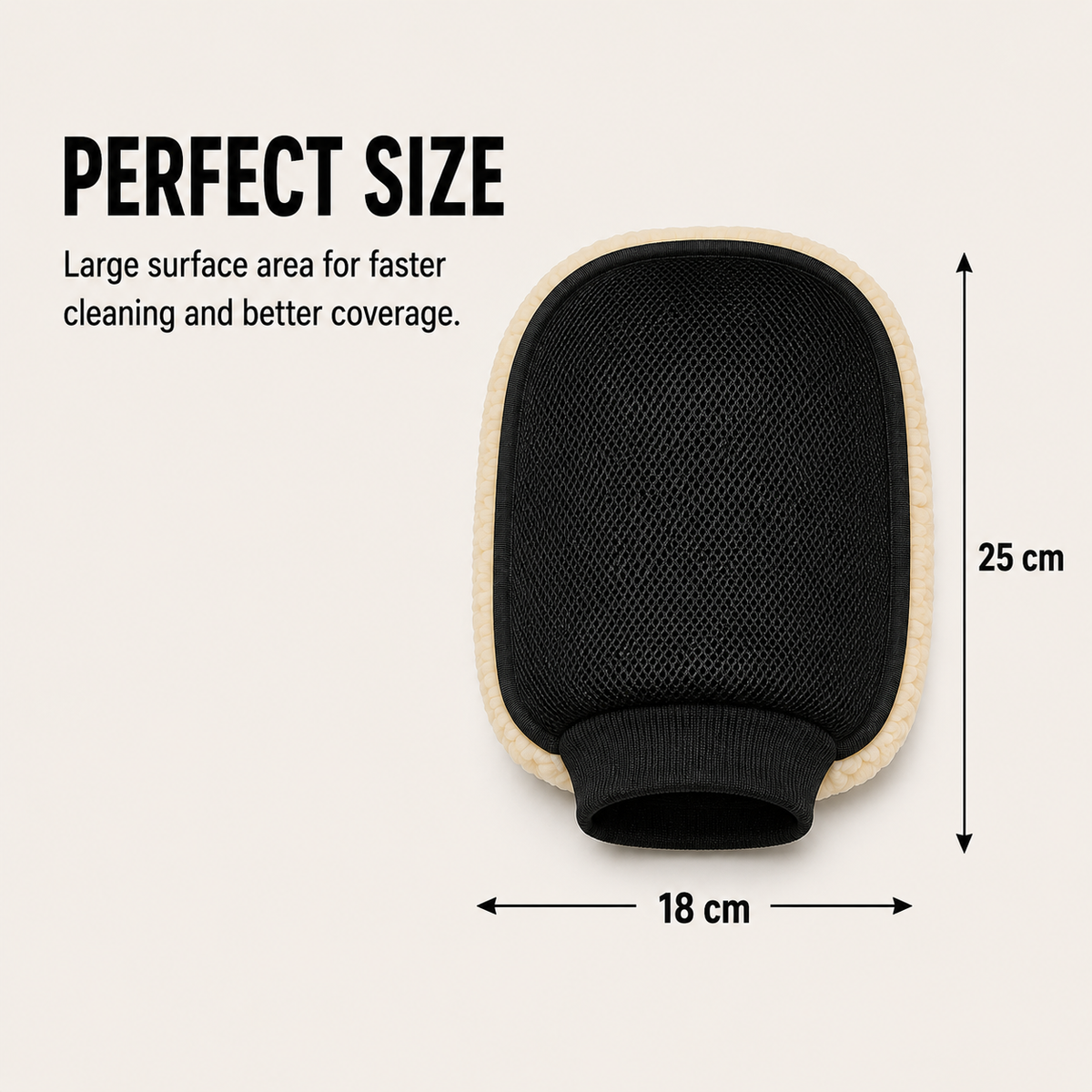 Bear Paw Plush Cleaning Gloves – Soft Microfiber Wash Mitt for Car, Home & Glass Cleaning (Pack of 2)