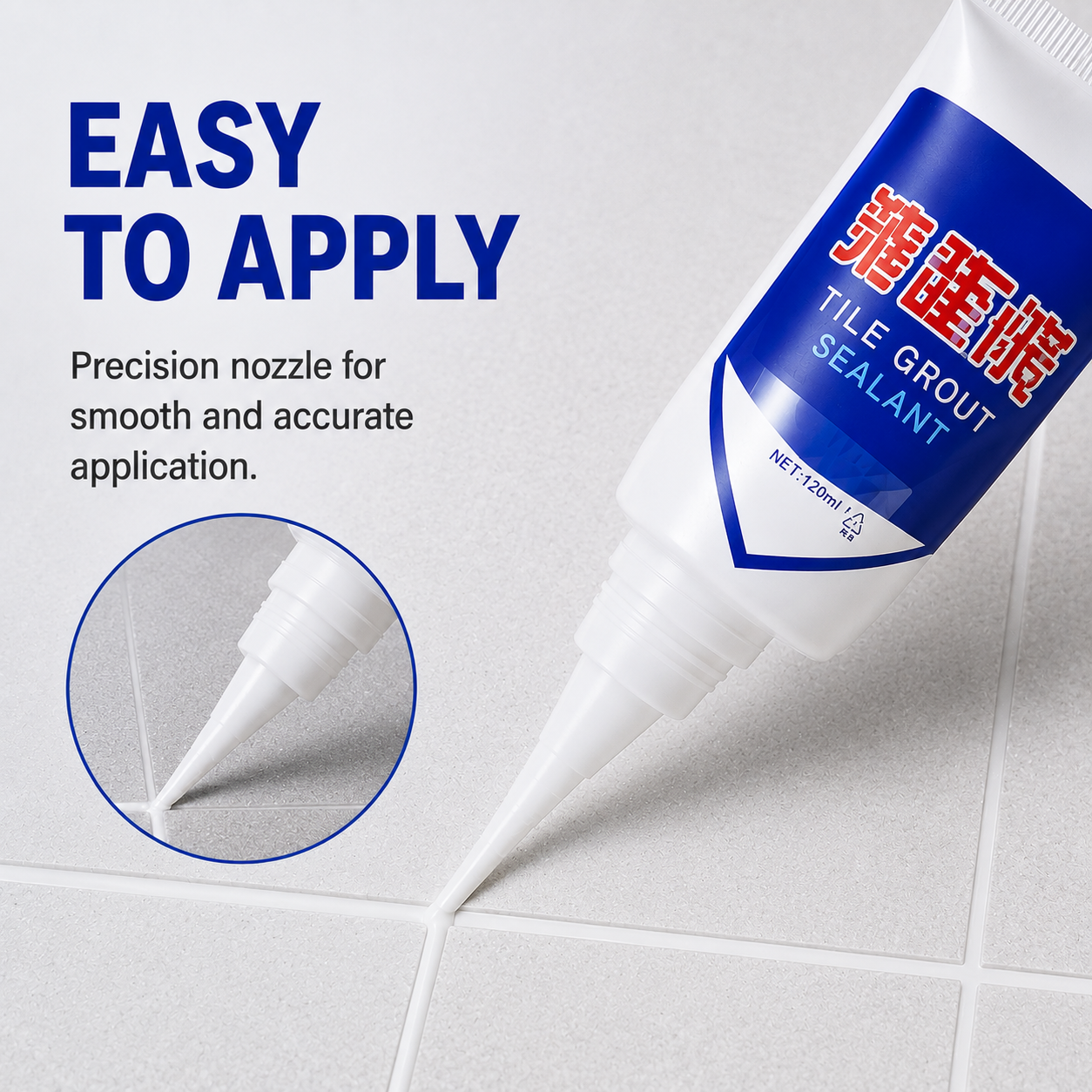 Waterproof Tile Gap Filler – Grout & Crack Sealant [Pack of 2]